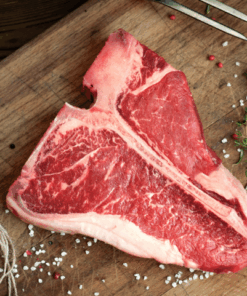 100g T-Bone steak cut to your weight (minimum 400g)