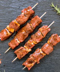 160g Traditional beef sosatie with sweet curry marinade